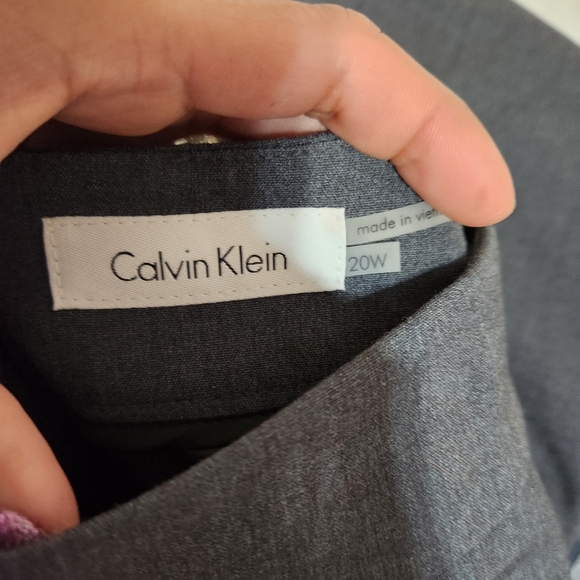 Calvin klein Tailored pencil skirt with defined waistband officewear plu… - Picture 15 of 15